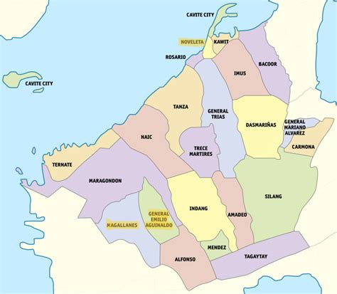 towns in cavite